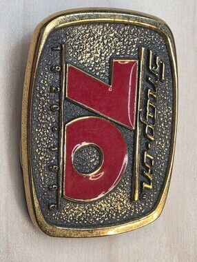 Snap On 70th Anniversary Belt Buckle 1920-1990 Solid Brass - USA (BTS)